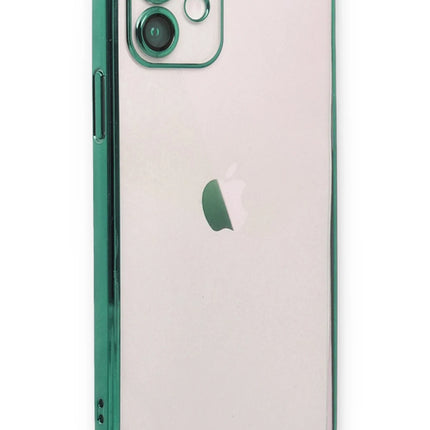 iPhone 11 Razer Lensli Silikon Kılıf - Yeşil 2