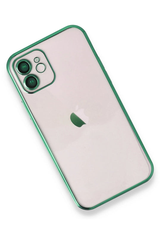 iPhone 11 Razer Lensli Silikon Kılıf - Yeşil 3