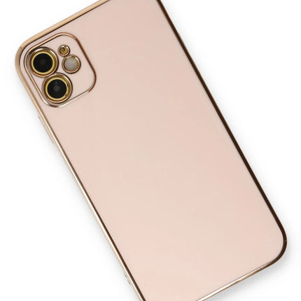 iPhone 11 Volet Silikon Kılıf - Pembe 3