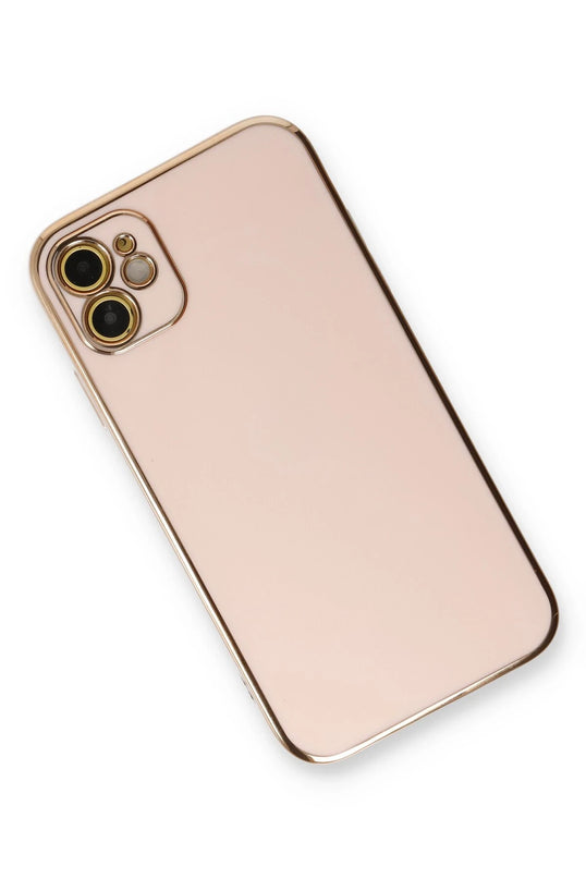 iPhone 11 Volet Silikon Kılıf - Pembe 3