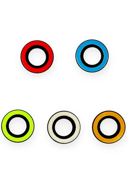 iPhone 11 Neon Fosforlu Kamera Lens - Yeşil 2