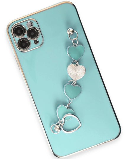 iPhone 11 Pro Esila Silikon Kılıf - Su Yeşili 3