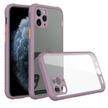 iPhone 11 Pro Miami Şeffaf Silikon Kılıf - Açık Mor