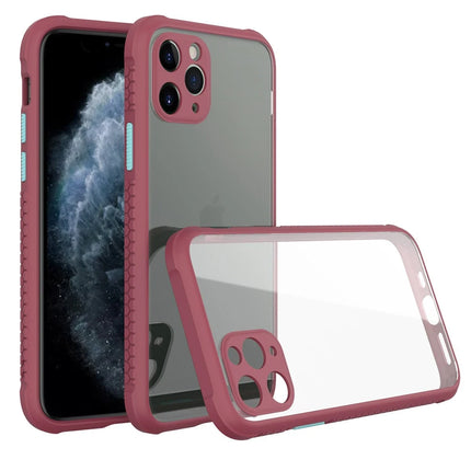 iPhone 11 Pro Miami Şeffaf Silikon Kılıf - Fuşya