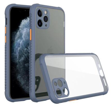 iPhone 11 Pro Miami Şeffaf Silikon Kılıf - Gri