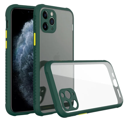 iPhone 11 Pro Miami Şeffaf Silikon Kılıf - Koyu Yeşil