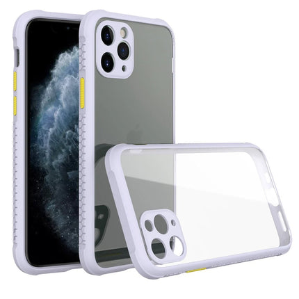 iPhone 11 Pro Miami Şeffaf Silikon Kılıf - Lila