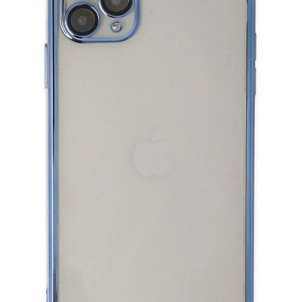 iPhone 11 Pro Razer Lensli Silikon Kılıf - Açık Mavi