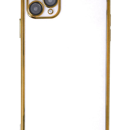 iPhone 11 Pro Razer Lensli Silikon Kılıf - Gold