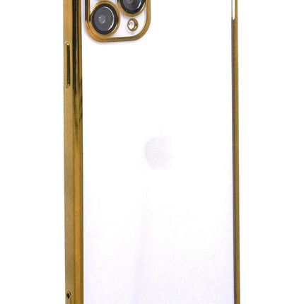 iPhone 11 Pro Razer Lensli Silikon Kılıf - Gold 2