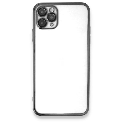 iPhone 11 Pro Razer Lensli Silikon Kılıf - Gümüş