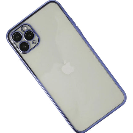 iPhone 11 Pro Razer Lensli Silikon Kılıf - Mor 2