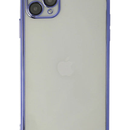 iPhone 11 Pro Razer Lensli Silikon Kılıf - Mor