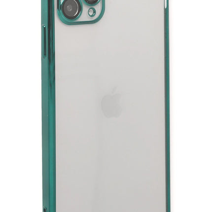 iPhone 11 Pro Razer Lensli Silikon Kılıf - Yeşil 3