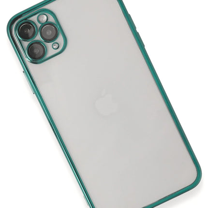 iPhone 11 Pro Razer Lensli Silikon Kılıf - Yeşil 2