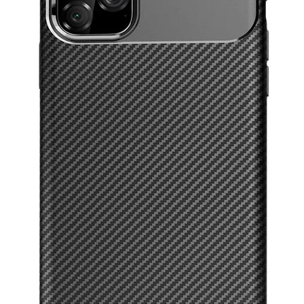 iPhone 11 Pro Max Auto Focus Karbon Kapak Kılıf - Siyah 3