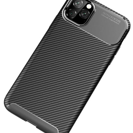 iPhone 11 Pro Max Auto Focus Karbon Kapak Kılıf - Siyah 2