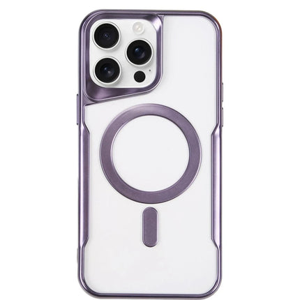 iPhone 11 Pro Max Boyi Magsafe Silikon Kapak Kılıf - Derin Mor