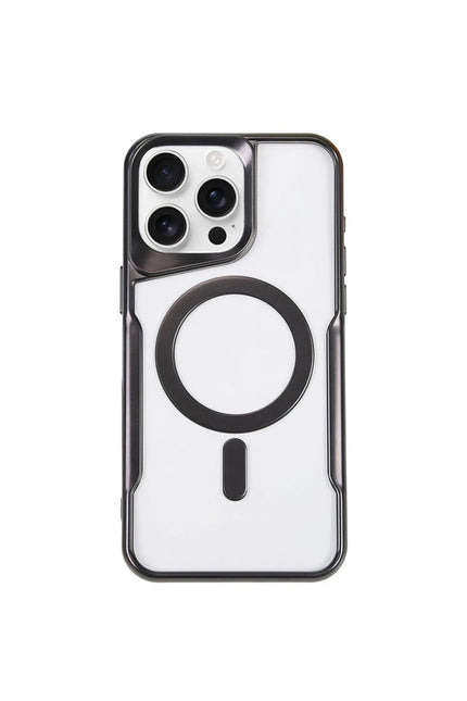 iPhone 11 Pro Max Boyi Magsafe Silikon Kapak Kılıf - Siyah