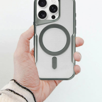 iPhone 11 Pro Max Boyi Magsafe Silikon Kapak Kılıf - Siyah 2