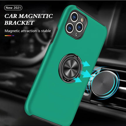 iPhone 11 Pro Max Elit Yüzüklü Kapak Kılıf - Yeşil 5