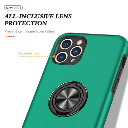 iPhone 11 Pro Max Elit Yüzüklü Kapak Kılıf - Yeşil 4