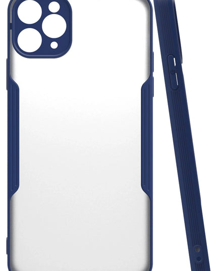 iPhone 11 Pro Max Platin Silikon Kılıf - Lacivert