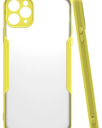 iPhone 11 Pro Max Platin Silikon Kılıf - Sarı