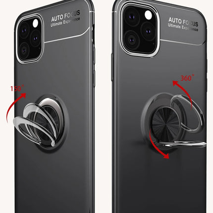 iPhone 11 Pro Max Range Yüzüklü Silikon Kılıf - Kırmızı 2