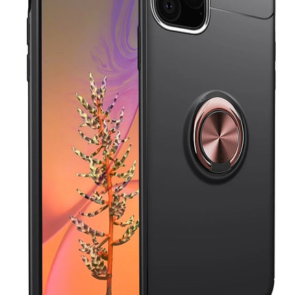 iPhone 11 Pro Max Range Yüzüklü Silikon Kılıf - Siyah 3