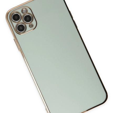iPhone 11 Pro Max Volet Silikon Kılıf - Açık Yeşil 3