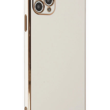 iPhone 11 Pro Max Volet Silikon Kılıf - Beyaz