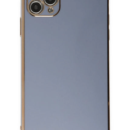 iPhone 11 Pro Max Volet Silikon Kılıf - Mavi 2