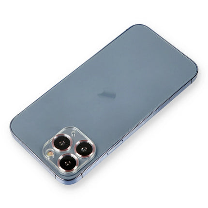 iPhone 11 Pro Max Metal Kamera Lens Koruma Cam - Mor