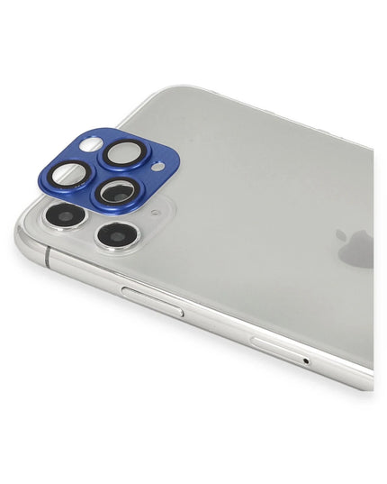 iPhone 11 Pro Max Pers Alüminyum Kamera Lens - Lacivert 2