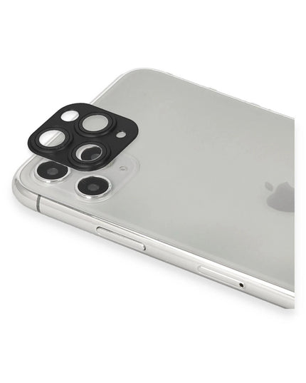 iPhone 11 Pro Max Pers Alüminyum Kamera Lens - Siyah 2