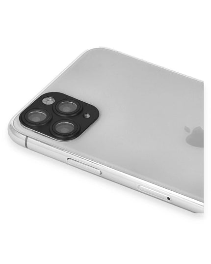 iPhone 11 Pro Max Pers Alüminyum Kamera Lens - Siyah 3