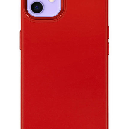 iPhone 12 Asya Deri Silikon Kılıf