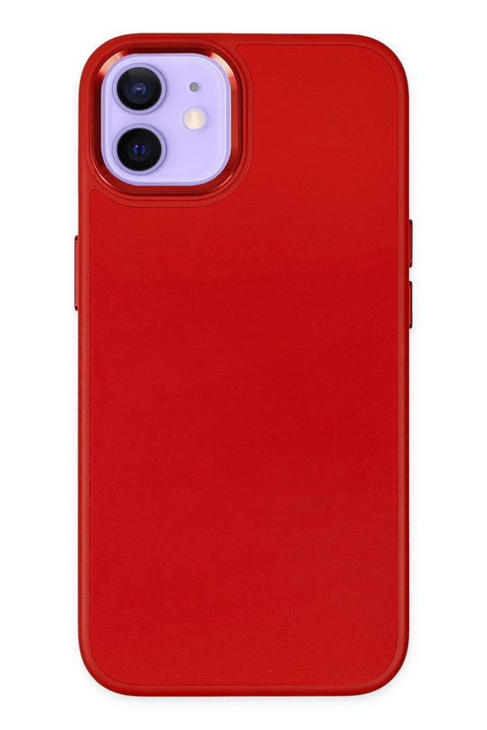 iPhone 12 Asya Deri Silikon Kılıf