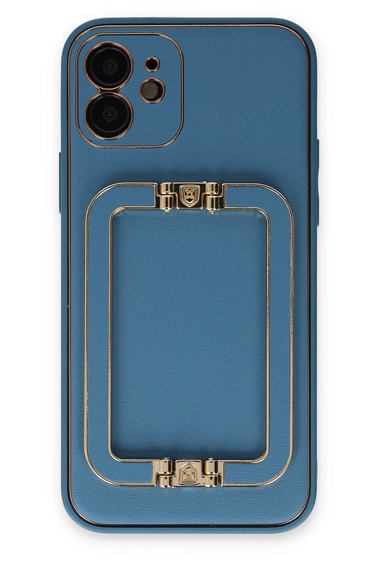 iPhone 12 Coco Elit Kapak Kılıf - Mavi