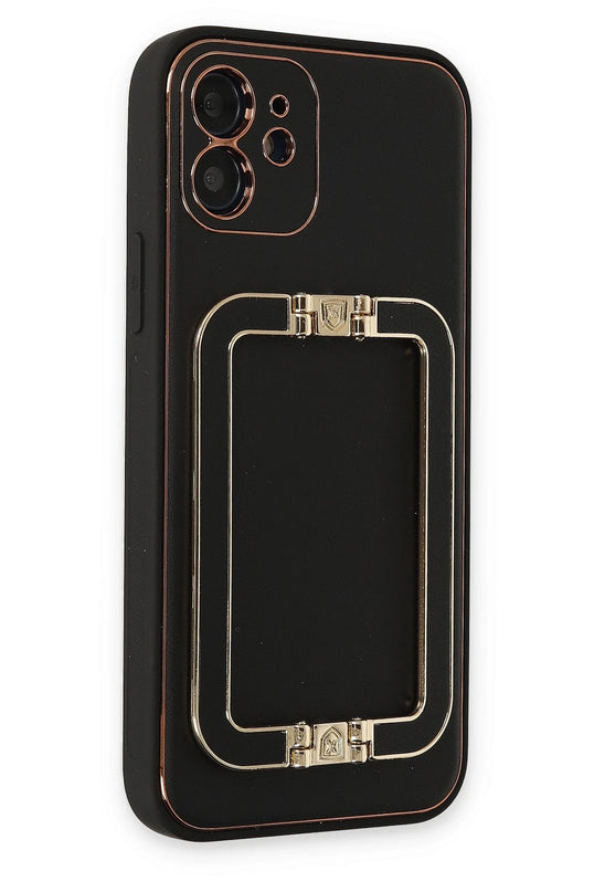 iPhone 12 Coco Elit Kapak Kılıf - Siyah 2