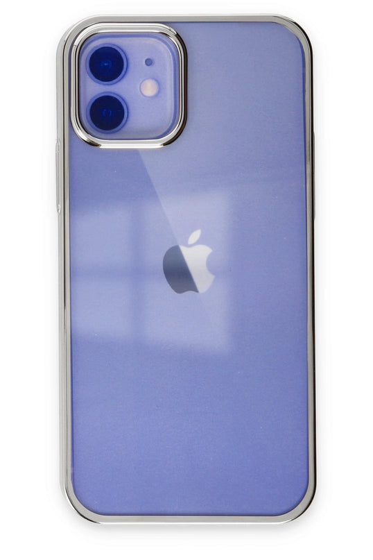 iPhone 12 Element Silikon Kılıf - Gümüş