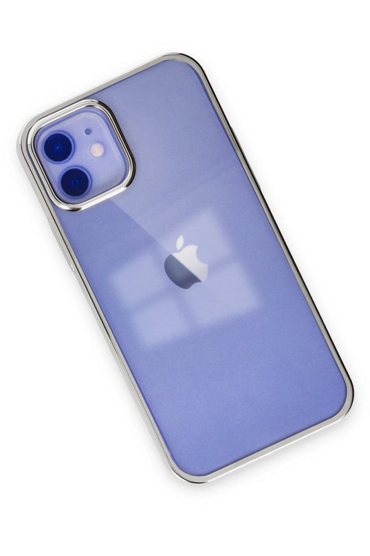 iPhone 12 Element Silikon Kılıf - Gümüş 3