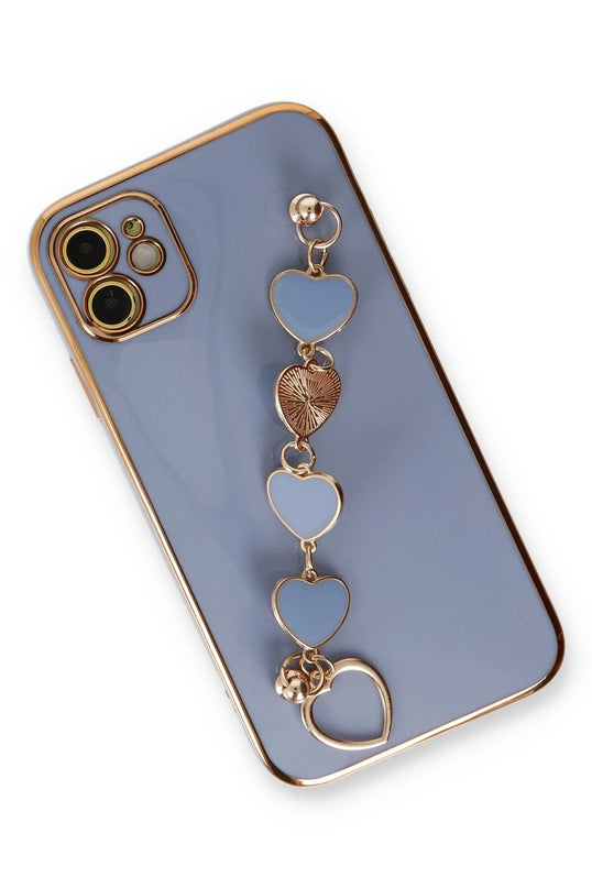 iPhone 12 Esila Silikon Kılıf - Gri 3