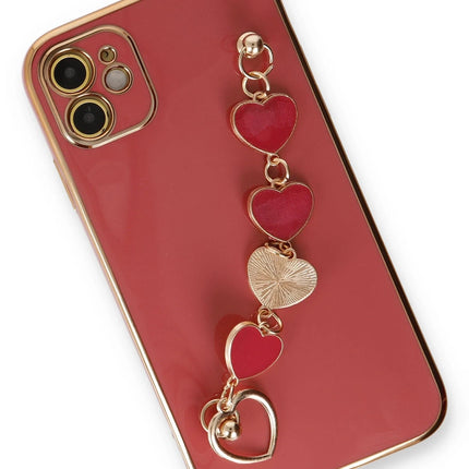 iPhone 12 Esila Silikon Kılıf - Kırmızı 3