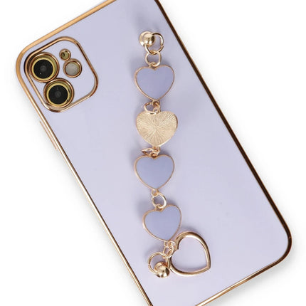 iPhone 12 Esila Silikon Kılıf - Lila 3