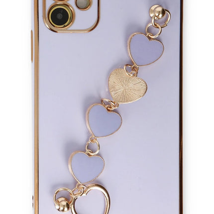 iPhone 12 Esila Silikon Kılıf - Lila 2