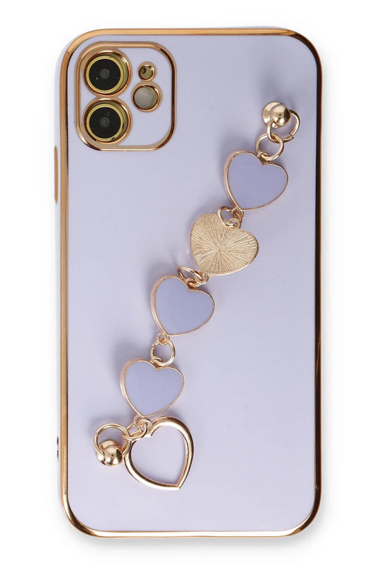 iPhone 12 Esila Silikon Kılıf - Lila 2