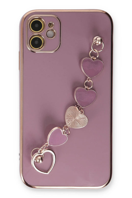 iPhone 12 Esila Silikon Kılıf - Mor 3