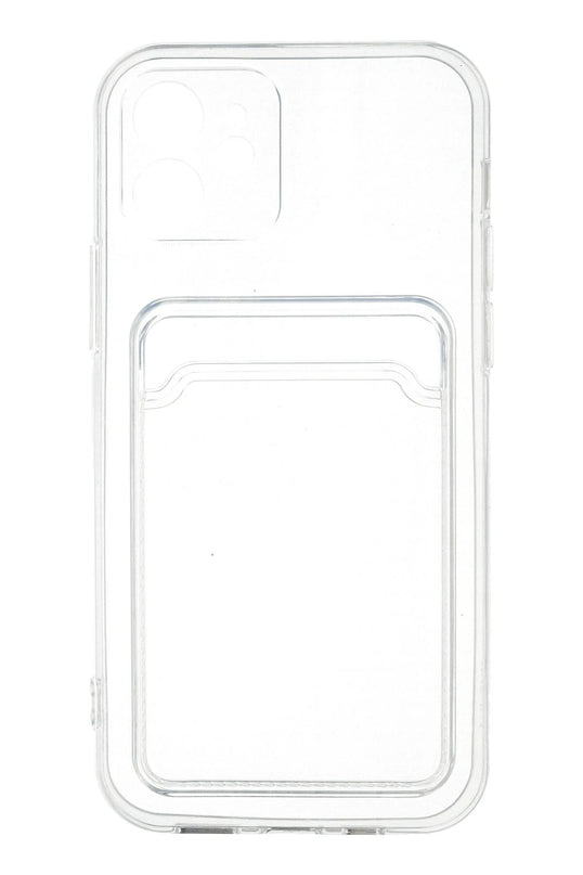 iPhone 12 Kart Şeffaf Silikon Kılıf 3